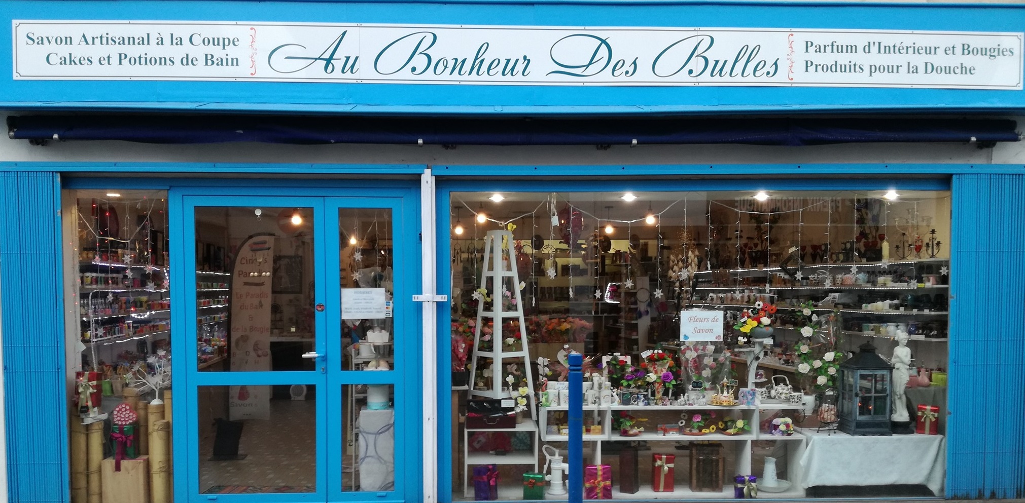 Façade de la boutique Au Bonheur Des Bulles