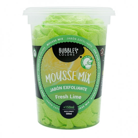 Mousse de Savon Exfoliante Citron Vert